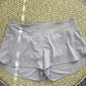 Lululemon Speed Up Mid Rise 4 Inch Shorts